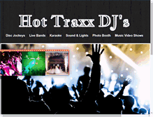 Tablet Screenshot of hottraxxdjs.com